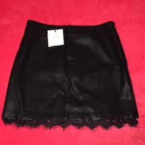 Jack by BB Dakota Faux Leather Skirt Size 6